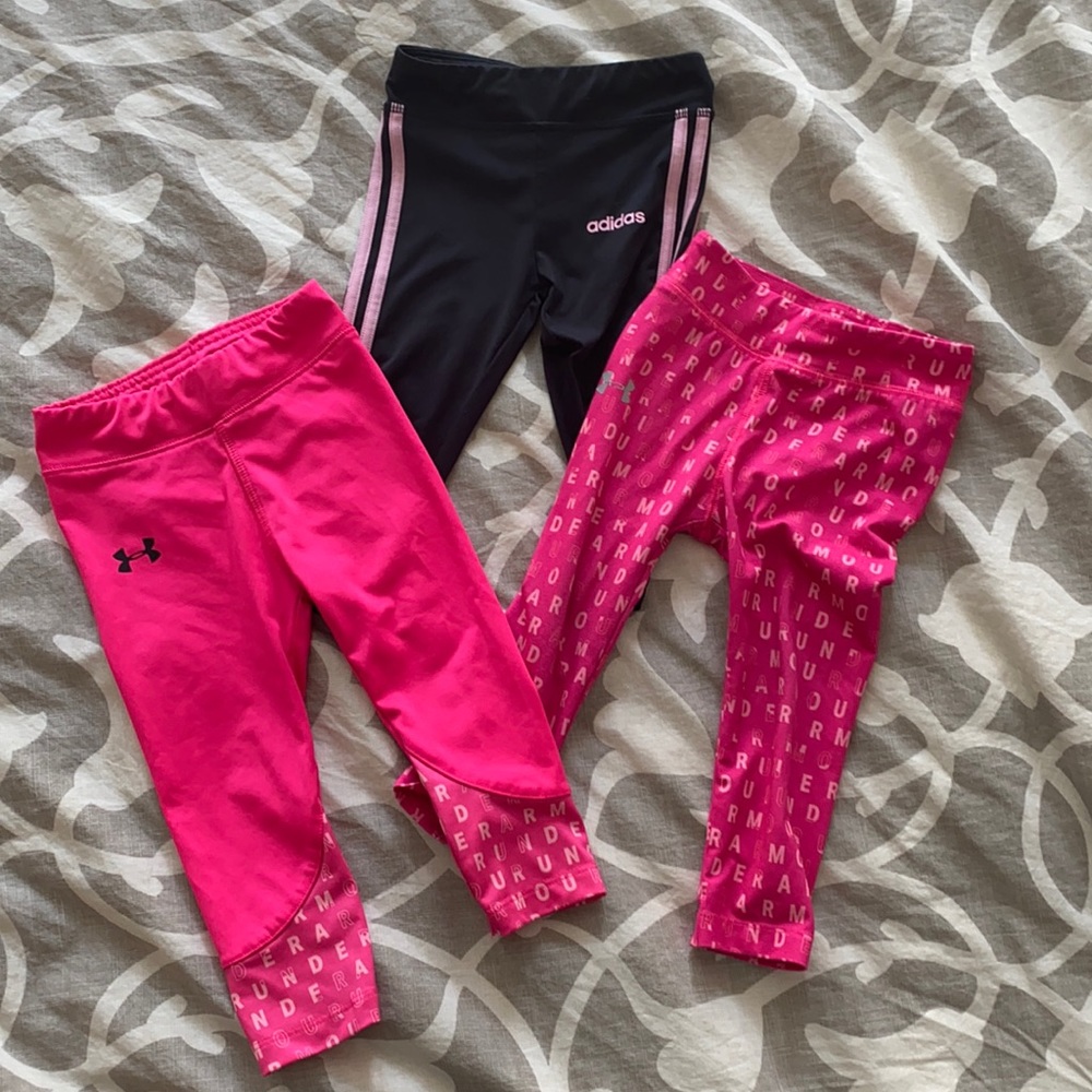 3 pairs of athletic leggings - EUC